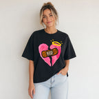 Jesus Heals Broken Heart faith graphic tee product photo 01 | Diya Glow