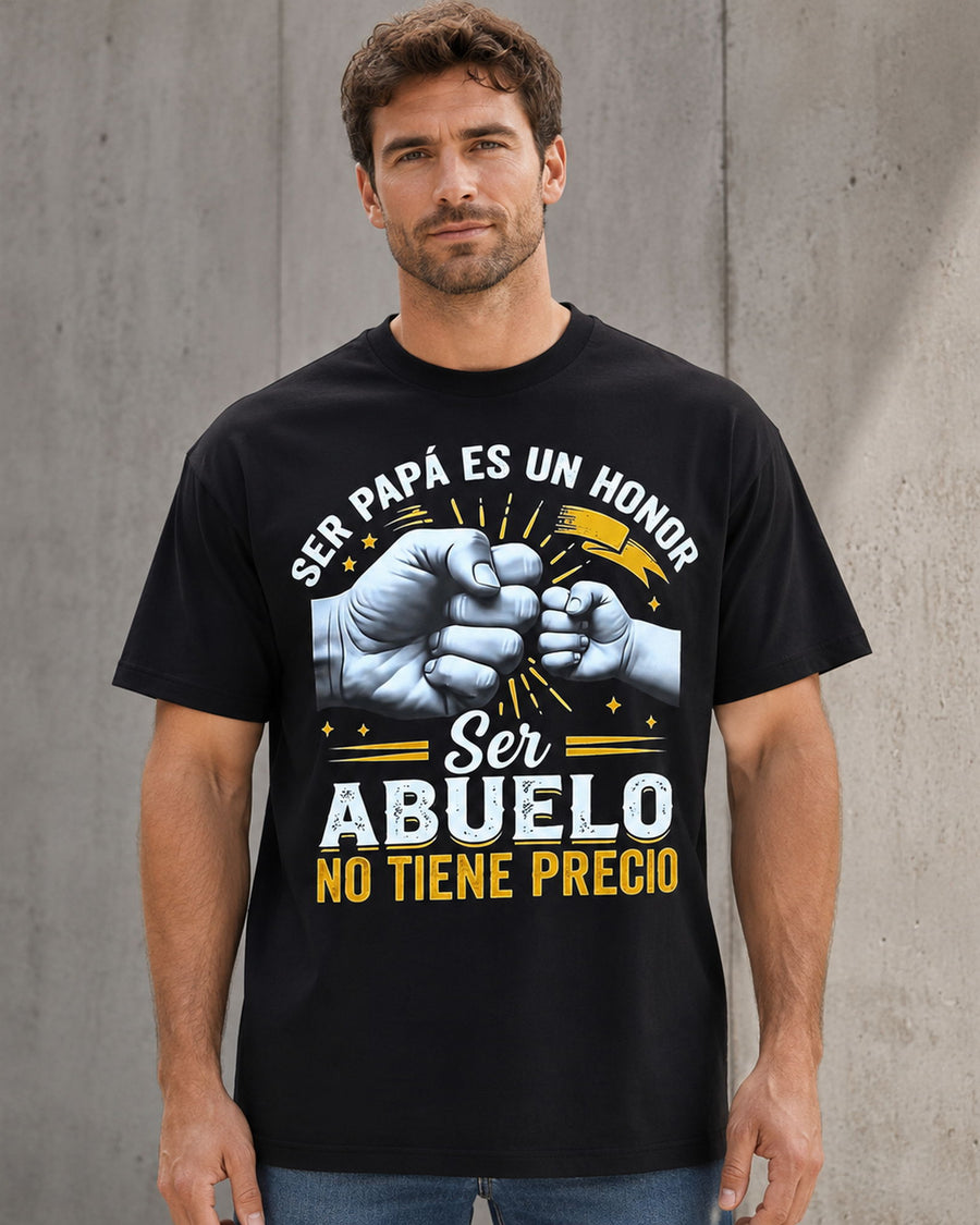 Papa Abuelo Fist Bump Spanish Gift Graphic Tee