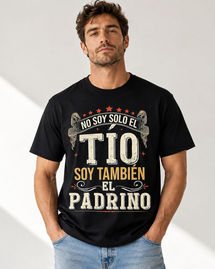 No Soy Solo El Tio Soy Tambien El Padrino Spanish Godfather Graphic Tee