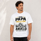 T-shirt graphique Ser Papa Ser Abuelo Fete des Peres