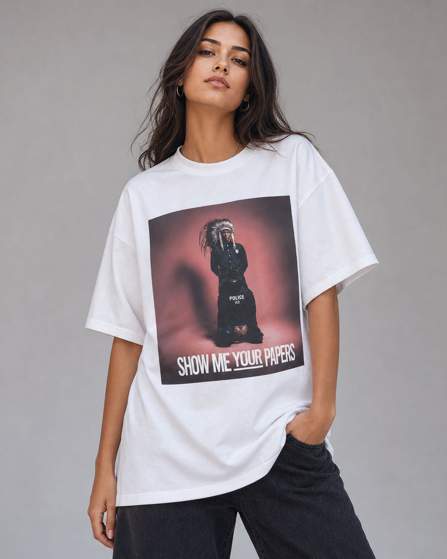 Show Me Your Papers Statement Graphic Tee