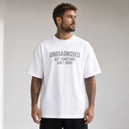 Undiagnosed But Something Ain't Right funny graphic tee white front print model
