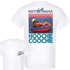 Hotter Than A Hoochie Coochie Vintage Country Graphic Tee front print product photo 01 | Diya Glow