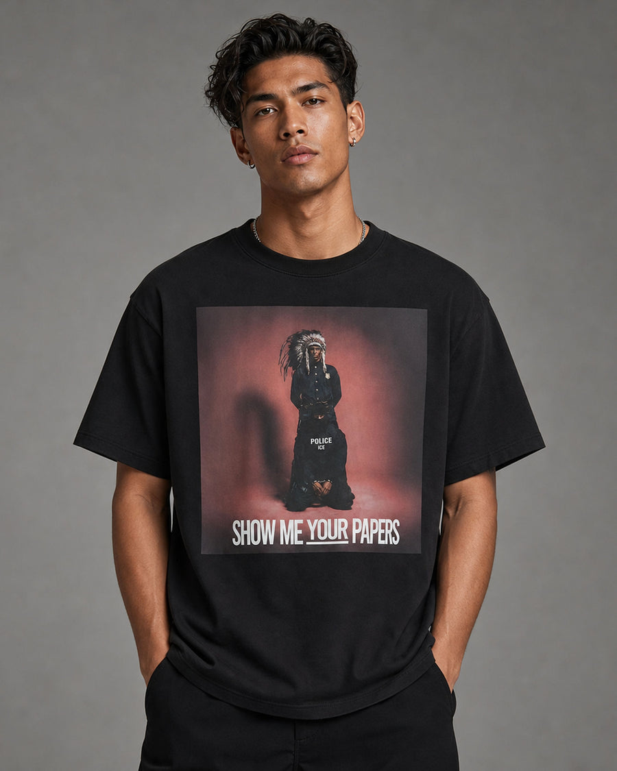 Show Me Your Papers Statement Graphic Tee