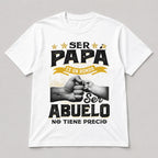 T-shirt graphique Ser Papa Ser Abuelo Fete des Peres