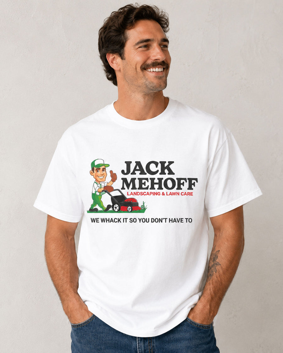 Jack Mehoff Landscaping Funny Graphic Tee