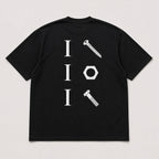 I Screw I Nut I Bolt mechanic humor graphic tee black back flat lay