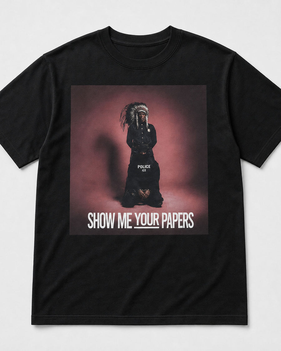 Show Me Your Papers Statement Graphic Tee