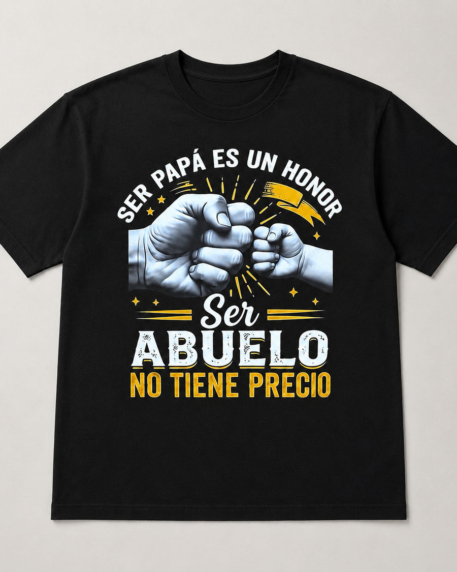 Papa Abuelo Fist Bump Spanish Gift Graphic Tee