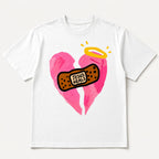 Jesus Heals Broken Heart faith graphic tee product photo 03 | Diya Glow