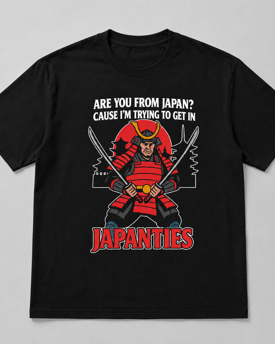 Are You From Japan Japanties Funny Graphic Tee