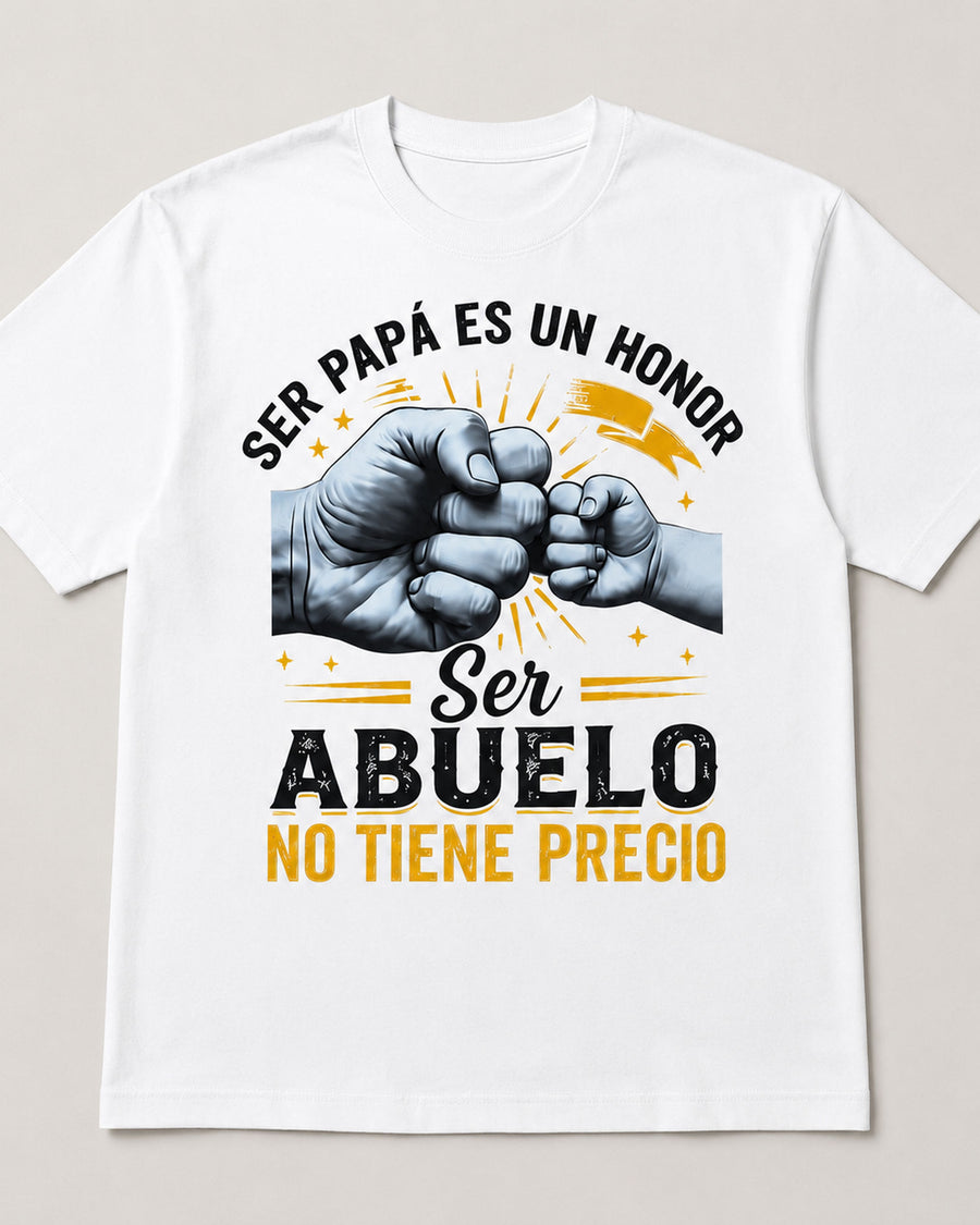 Papa Abuelo Fist Bump Spanish Gift Graphic Tee