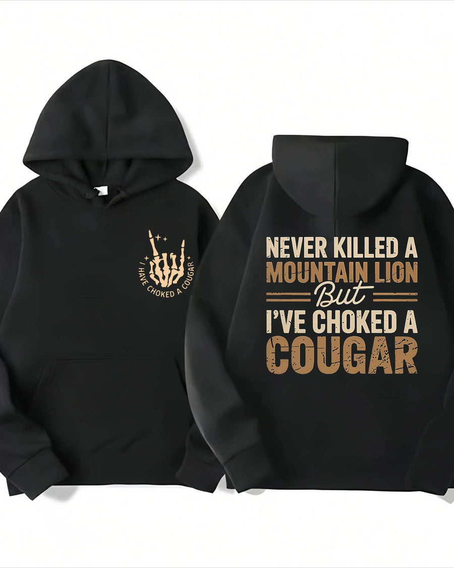 I've Choked A Cougar Witziges Vintage-Grafik-T-Shirt