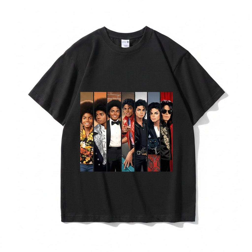 MJ Glove Vintage Music Graphic Tee front print product photo 01 | Diya Glow