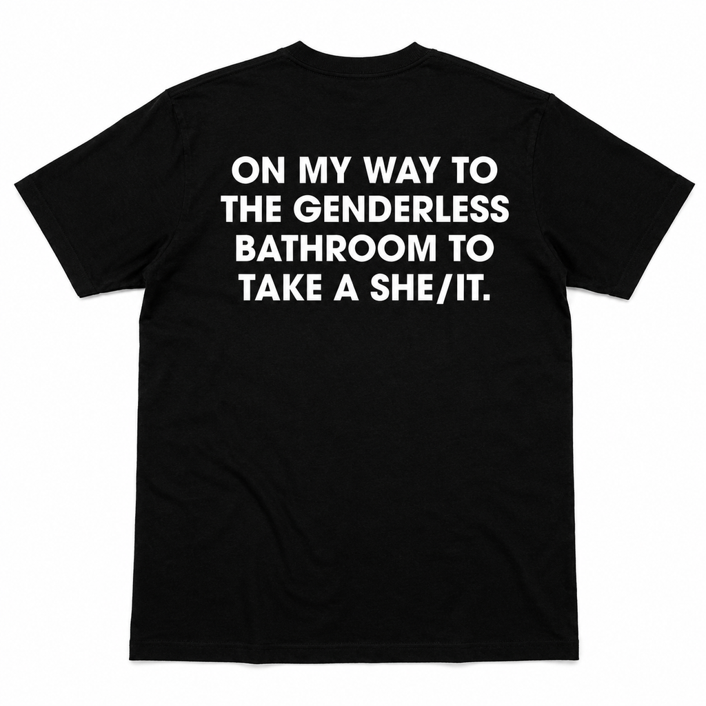 Public Bathroom Package Grafikshirt Mit Rueckendruck