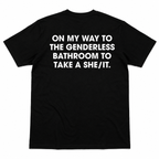 Public Bathroom Package Grafikshirt Mit Rueckendruck