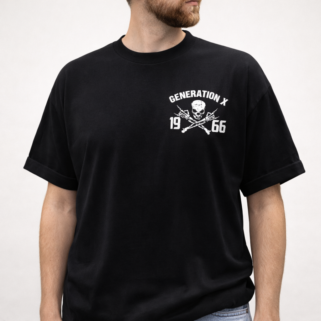Walk Away I Am A Grumpy Old Man Generation X Funny Graphic Tee front print product photo 02 | Diya Glow