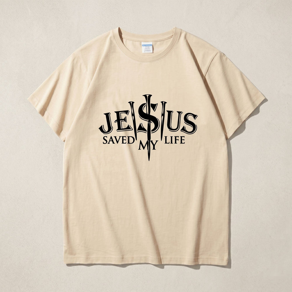 Jesus Saved My Life Faith Graphic Tee | 03