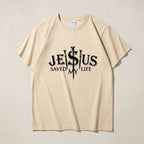 Jesus Saved My Life Faith Graphic Tee | 03