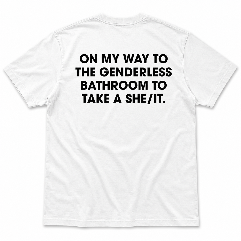 Public Bathroom Package Grafikshirt Mit Rueckendruck