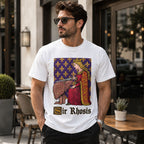 Sir Rhosis Funny Graphic Tee front print product photo 03 | Diya Glow