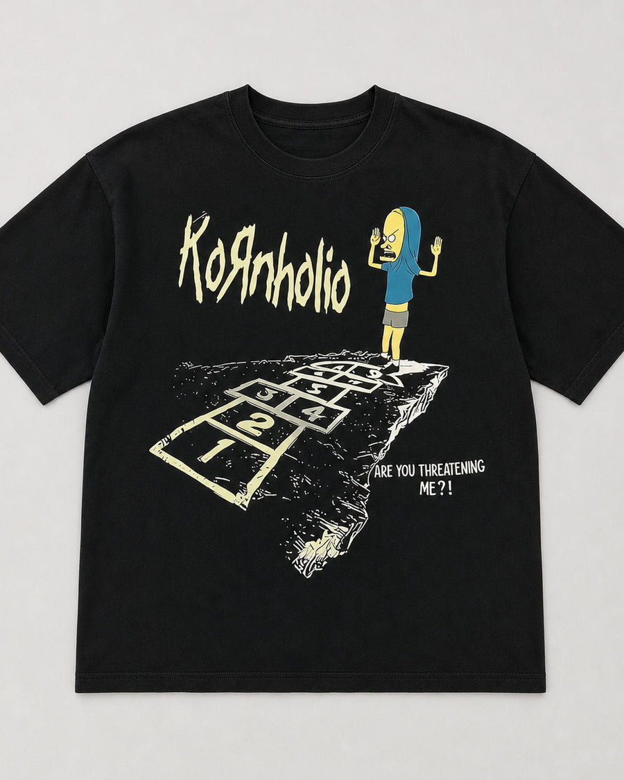 Kornholio Hopscotch Funny Graphic Tee